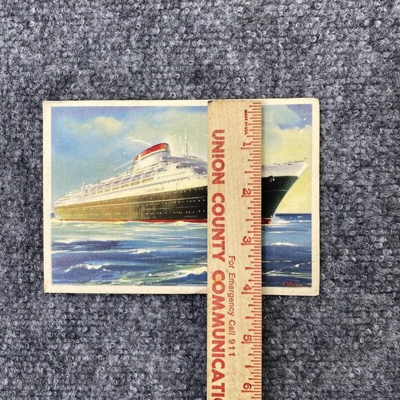 VTG Ships‎ Postcard Lot Of 11 Nautical Seafaring Cruise Military Masted Canal - Picture 15 of 16